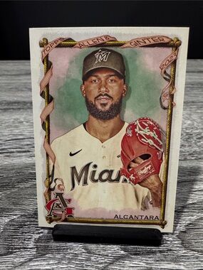 Topps | Allen & Ginter #214: Miami Marlins: Sandy Alcantara (2023) - Card